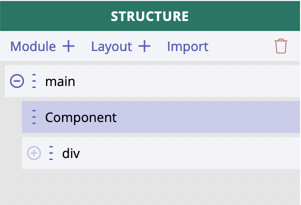 New Component module